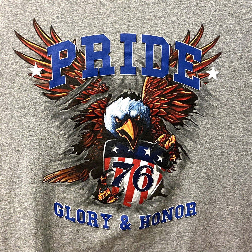 Pride Glory & Honor Eagle Mens T Shirt Tee Size XL Sleeveless Graphic Cotton
